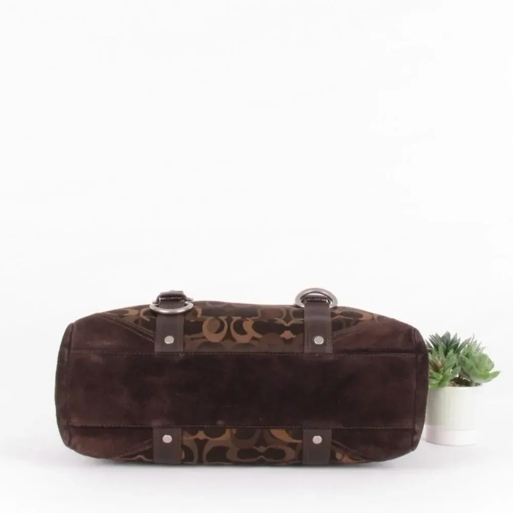 Coach Y2K Signature Brown Chelsea Duffle Handbag